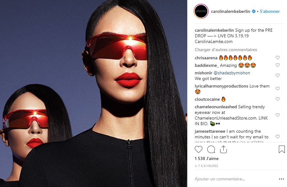 Kim Kardashian stars in the new Carolina Lemke campaign. u00e2u20acu201d Carolina Lemke Berlin pic via Instagram